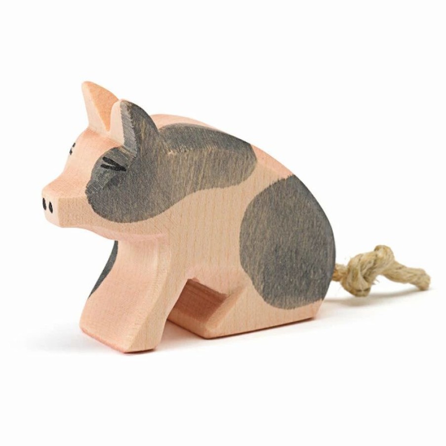 Ostheimer * | Flash Sale Ostheimer Piglet Spotted Sitting Small