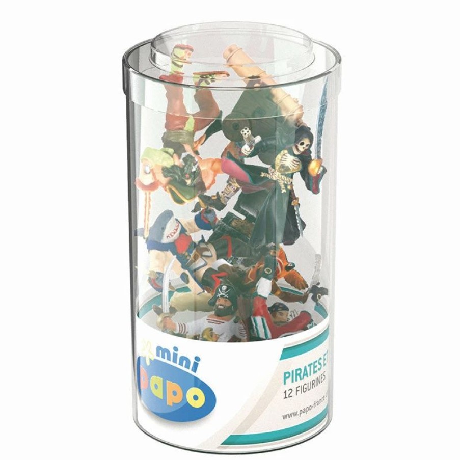 Papo * | Coupon Papo Mini Figurines Tub Pirates 12Pc Set